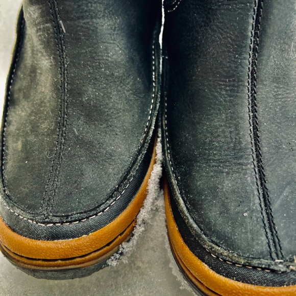 Merrell Women's Leather Faux Fur Trim Winter Boots 9 Black 200G Insu… - Picture 8 of 10